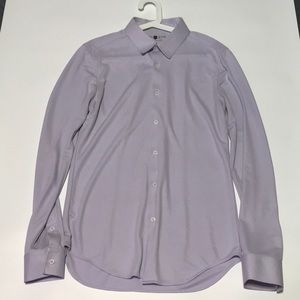 Purple slim fit Ministry of Supply dress shirt